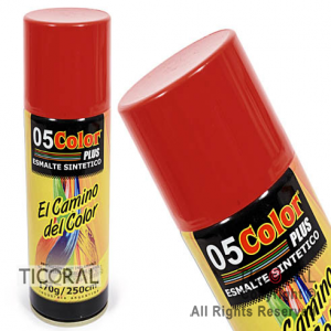 ESMALTE SINTETICO ROJO BERMELLON X 235CC AEROSOL x 1